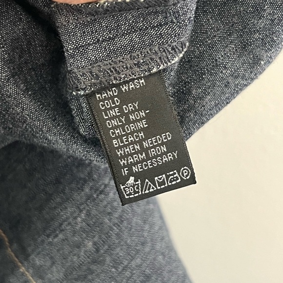 Polo Jeans Ralph Lauren 90s Vintage Y2K Strapless Denim Mini Dress Size 6 - Picture 10 of 10